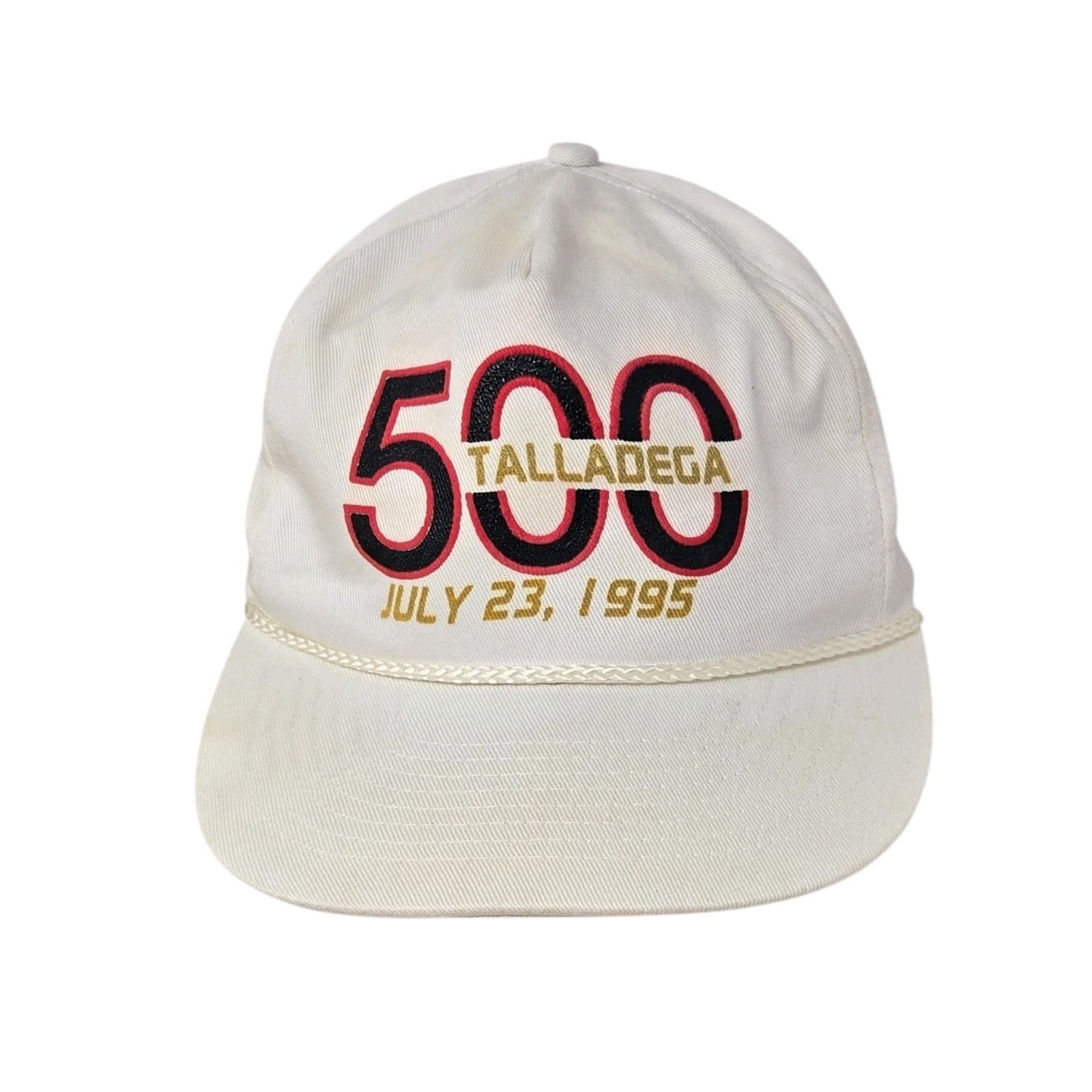 Vintage 1995 Winston 500 Hat Talladega Speedway Nascar Snapback Trucker Read
